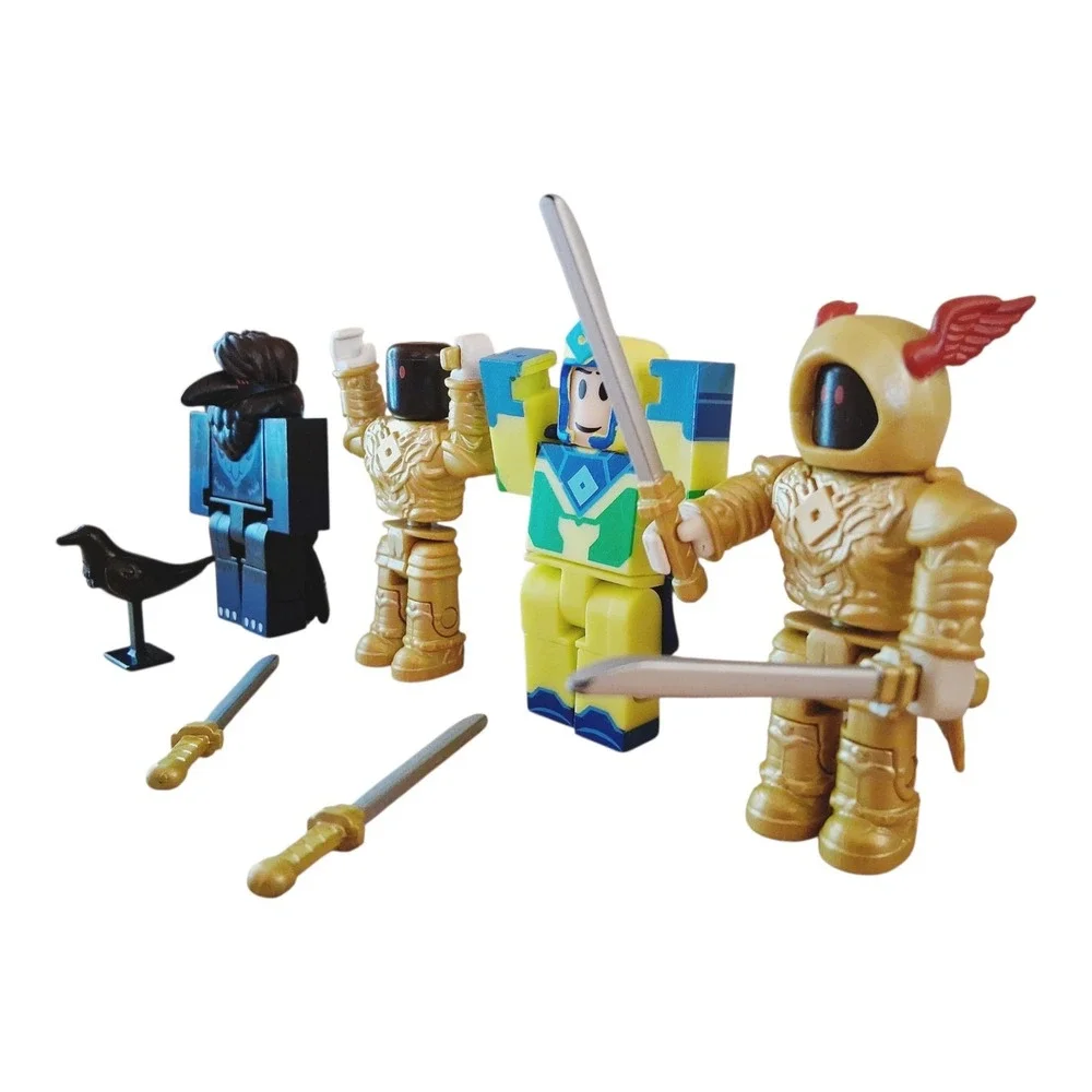 Lot of 4 Roblox Celebrity Mystery Box Figures With‎ Accessories